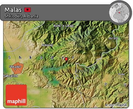 Satellite Map of Malas