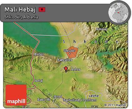 Satellite Map of Mali Hebaj