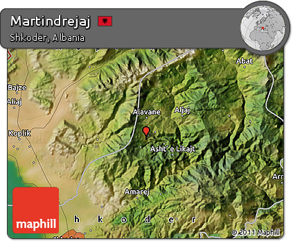 Satellite Map of Martindrejaj
