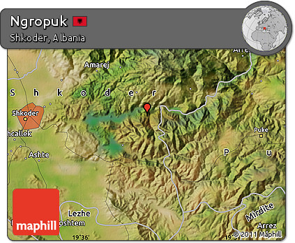 Satellite Map of Ngropuk