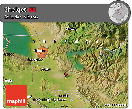 Satellite Map of Shelqet