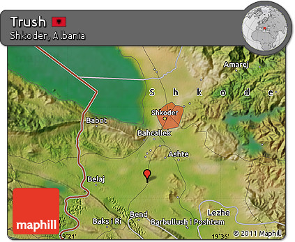 Satellite Map of Trush