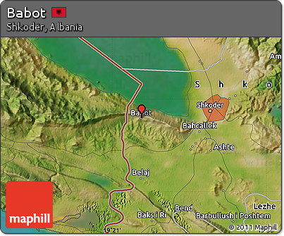 Satellite Map of Babot