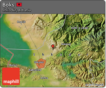 Satellite Map of Boks