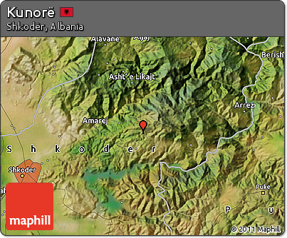 Satellite Map of Kunorë