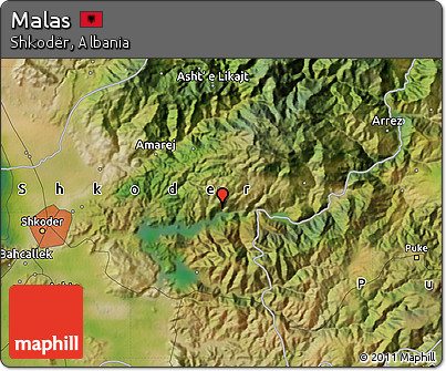 Satellite Map of Malas