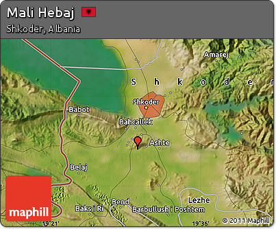 Satellite Map of Mali Hebaj