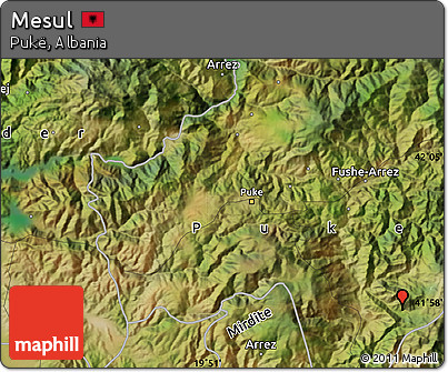 Satellite Map of Mesul