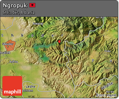Satellite Map of Ngropuk