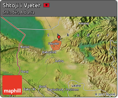Satellite Map of Shtoji I Vjetër