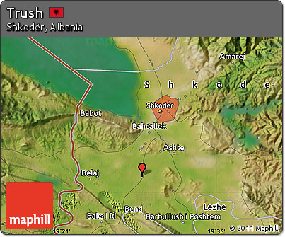 Satellite Map of Trush