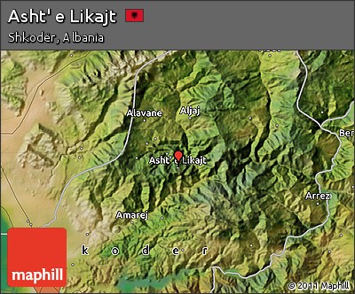 Satellite Map of Asht' E Likajt