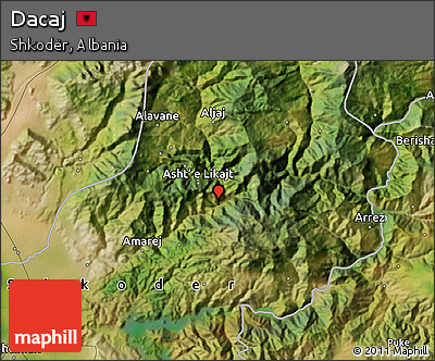 Satellite Map of Dacaj