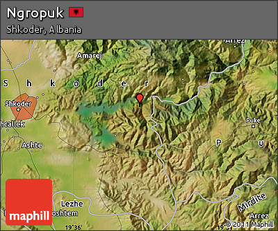 Satellite Map of Ngropuk
