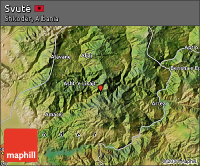 Satellite Map of Svutë
