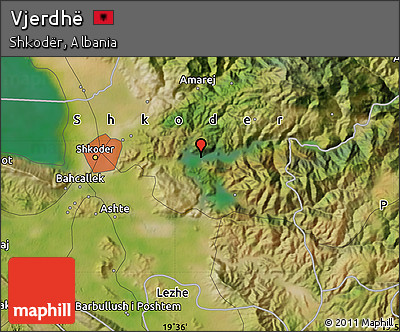Satellite Map of Vjerdhë