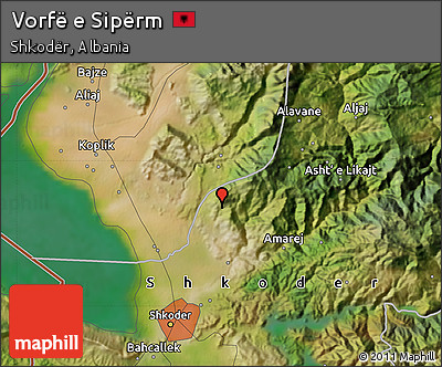 Satellite Map of Vorfë E Sipërm