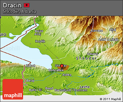 Physical Panoramic Map of Dracin