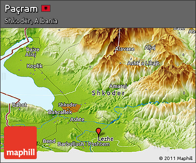 Physical Panoramic Map of Paçram