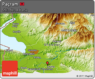 Physical Panoramic Map of Paçram
