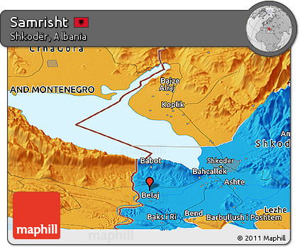 Political Panoramic Map of Samrisht