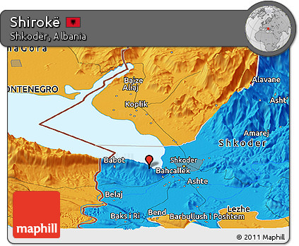 Political Panoramic Map of Shirokë