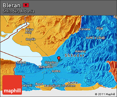 Political Panoramic Map of Bleran