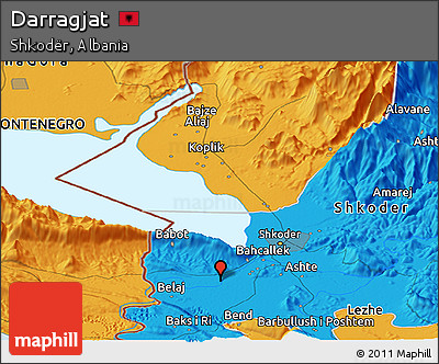 Political Panoramic Map of Darragjat