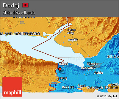 Political Panoramic Map of Dodaj