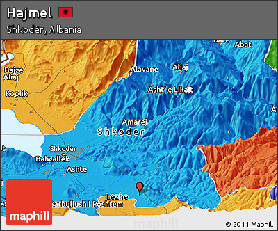 Political Panoramic Map of Hajmel