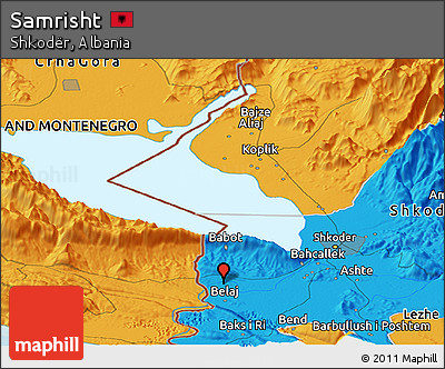 Political Panoramic Map of Samrisht