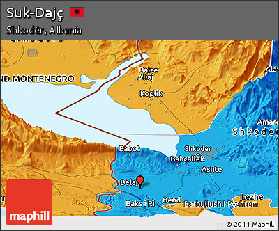 Political Panoramic Map of Suk-Dajç