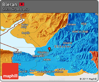 Political Panoramic Map of Bleran