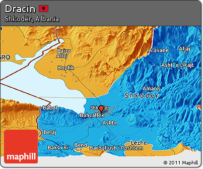 Political Panoramic Map of Dracin