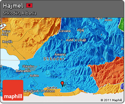 Political Panoramic Map of Hajmel