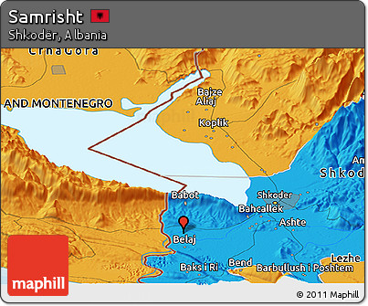 Political Panoramic Map of Samrisht