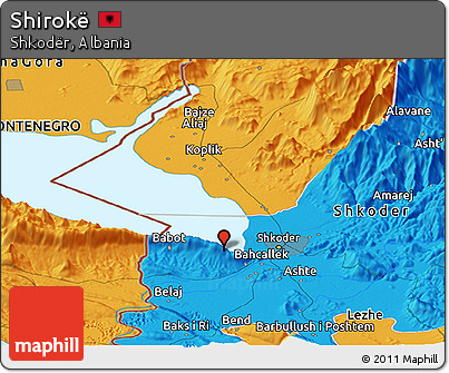 Political Panoramic Map of Shirokë