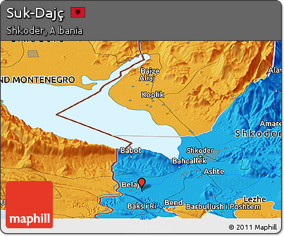 Political Panoramic Map of Suk-Dajç