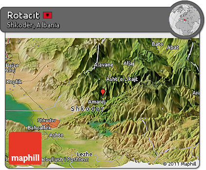Satellite Panoramic Map of Rotacit