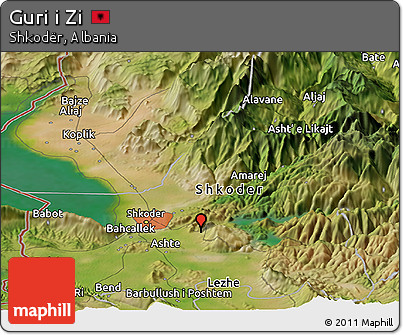 Satellite Panoramic Map of Guri I Zi