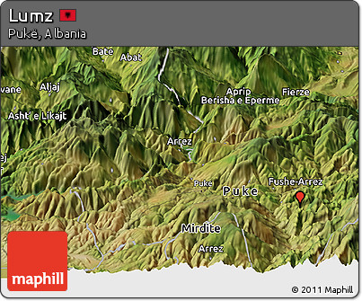 Satellite Panoramic Map of Lumz