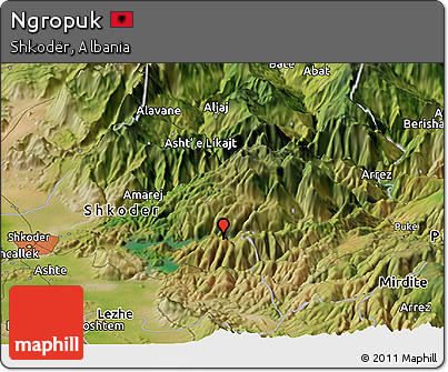 Satellite Panoramic Map of Ngropuk