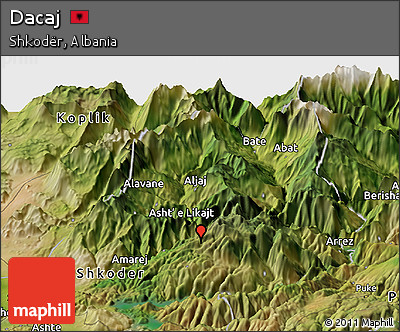 Satellite Panoramic Map of Dacaj