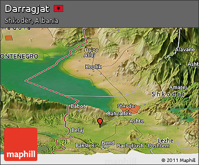 Satellite Panoramic Map of Darragjat