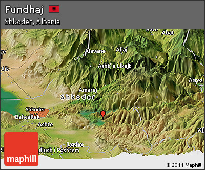 Satellite Panoramic Map of Fundhaj