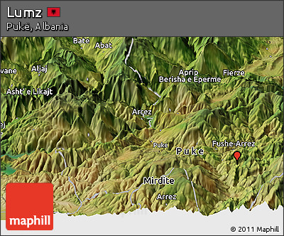 Satellite Panoramic Map of Lumz