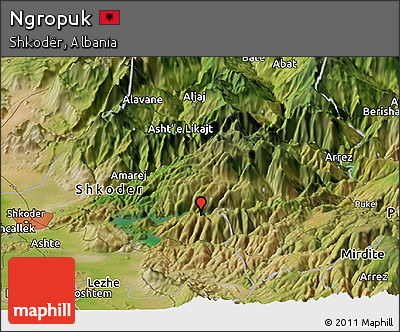 Satellite Panoramic Map of Ngropuk