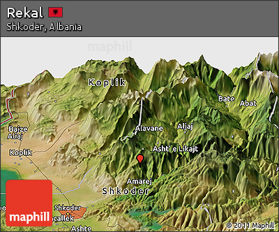Satellite Panoramic Map of Rekal