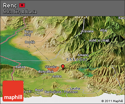 Satellite Panoramic Map of Renc