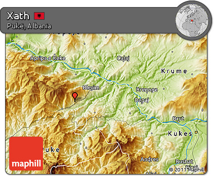 Physical 3D Map of Xath